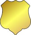 Shield #3 - 40mm x 36mm