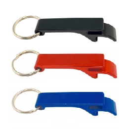 Wrench style bottle opener key ring