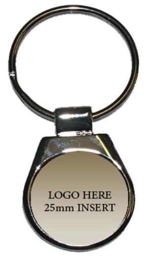 25mm ZINC ALLOY KEY RING