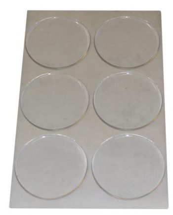Clear Epoxy Stickers 50mm Dia.