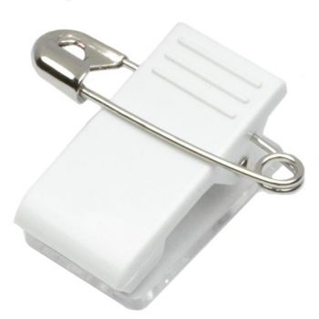 Clip with Safety Pin - 23mm x 14mm