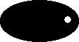 Oval Shape ID Tag 73mm x 47mm