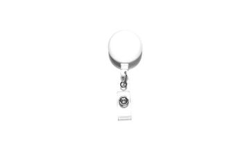 Retractable Badge Reel White