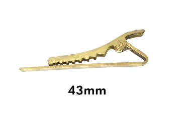 Brass Tie Clip  5mm x 43mm