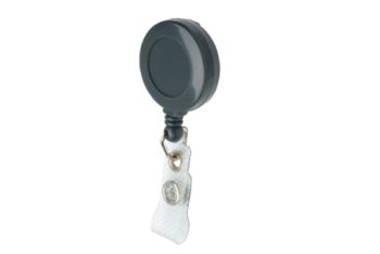 Retractable Badge Reel - Grey