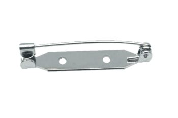 Brooch Pin Nickel Plated 35mm