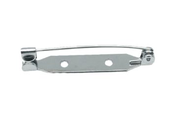 Brooch Pin Nickel Plated 30mm