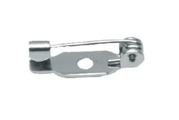 Brooch Pin Nickel Plated 15mm