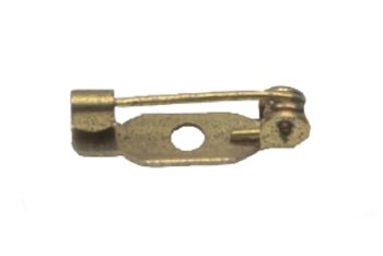 Brooch Pin Brass 15mm
