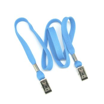DUAL ENDED WITH ALLIGATOR CLIPS : PROCESS BLUE