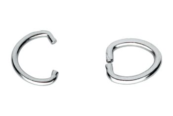 Jump Ring Steel Nickel Plated JR38