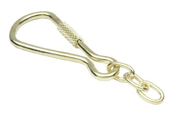 Key Ring Fitting Brass