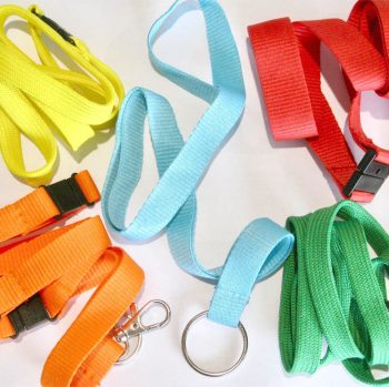 Plain custom made  lanyards
