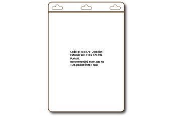 Dual Pocket Card Holder -  B118x170 (2P)