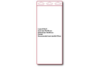 Card Holder - Portrait Style B170x73 Ticket Holder