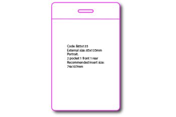 2 Card Holder Portrait B85x135