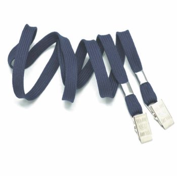 DUAL ENDED WITH ALLIGATOR CLIPS : NAVY-10mm